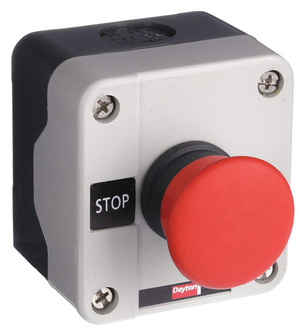 Dayton Push Button Control Station 1NC Contact Form Number of Operators: 1