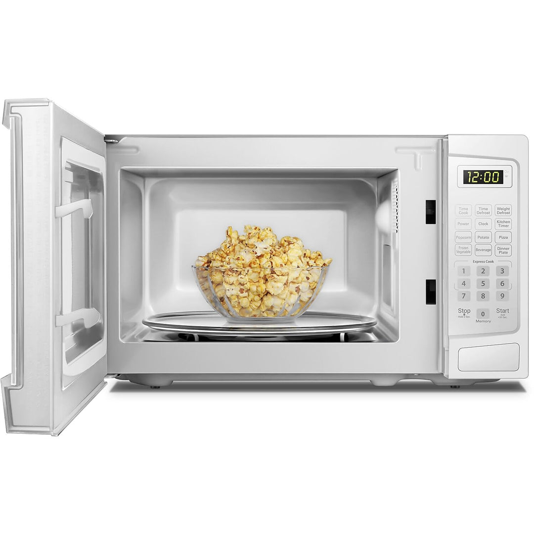 Danby DBMW0720BWW 0.7 Cu.Ft. Countertop rowave In White - 700 Watts Small - Diamond Home USA