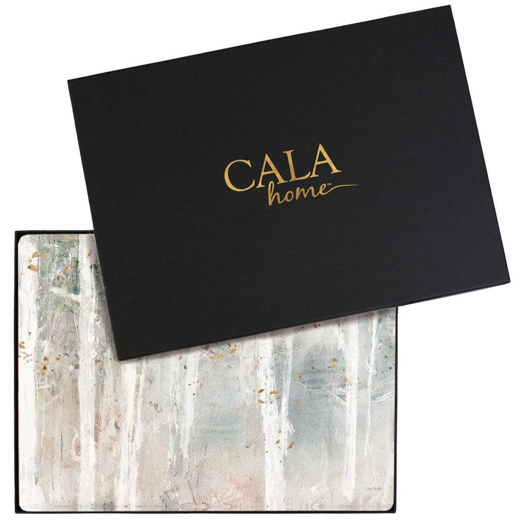 Home Hardboard Placemats Walk Set of 4 Multi Color Rectangle - Diamond Home USA