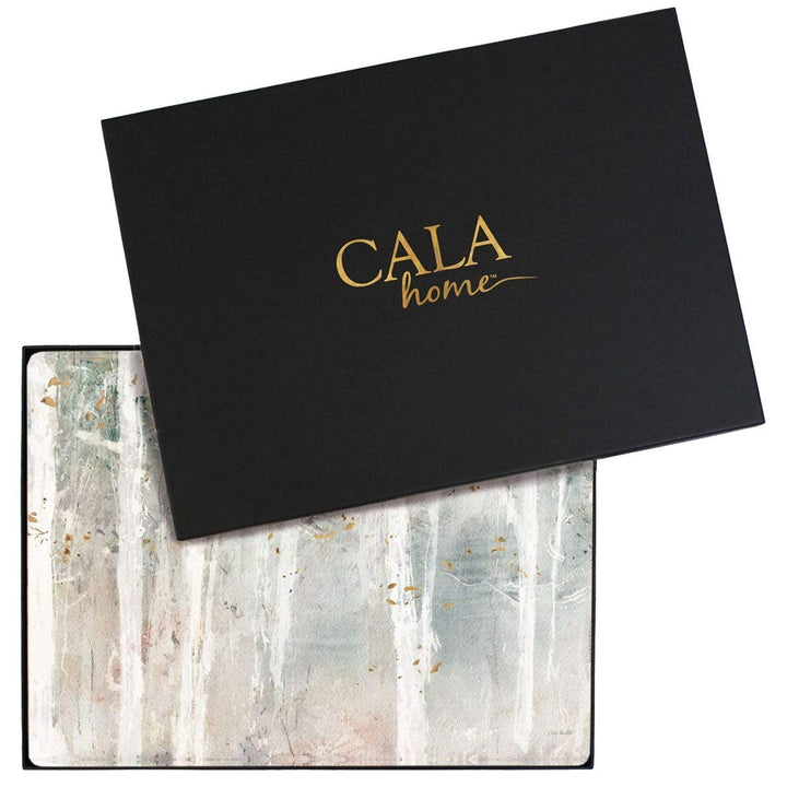 Home Hardboard Placemats Walk Set of 4 Multi Color Rectangle - Diamond Home USA