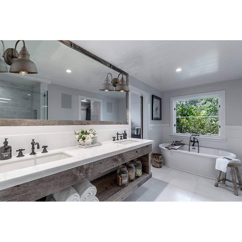 Rustic Gooseneck Wall Sconce 1-light Waterproof Outdoor/indoor Barn Bedside - Diamond Home USA