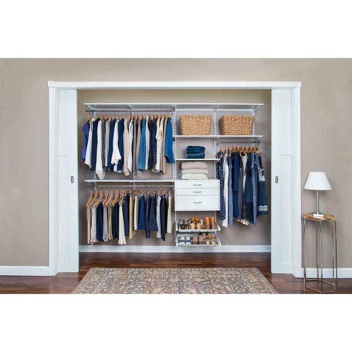 Organized Living freedomRail Reveal Shoe Shelf - White - Diamond Home USA