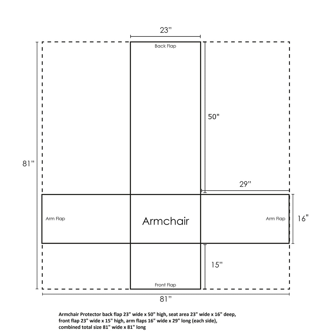 Barefoot Bungalow Gold Rush Armchair Protector Sunset - Diamond Home USA