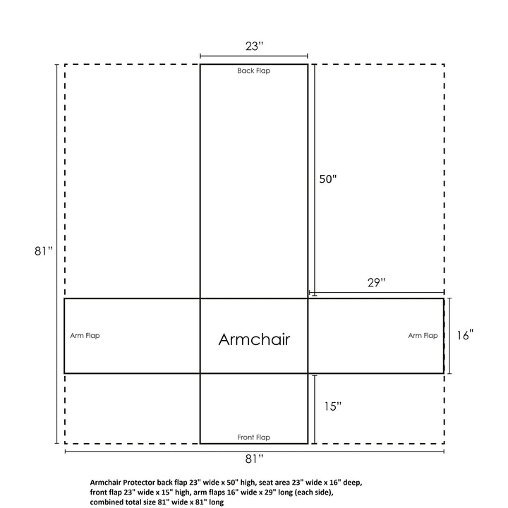 Barefoot Bungalow Gold Rush Armchair Protector Sunset - Diamond Home USA