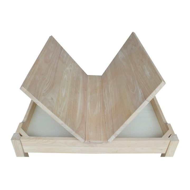 Unfinished Children's Table with Lift-top Storage Traditional Rectangle Wood - Diamond Home USA