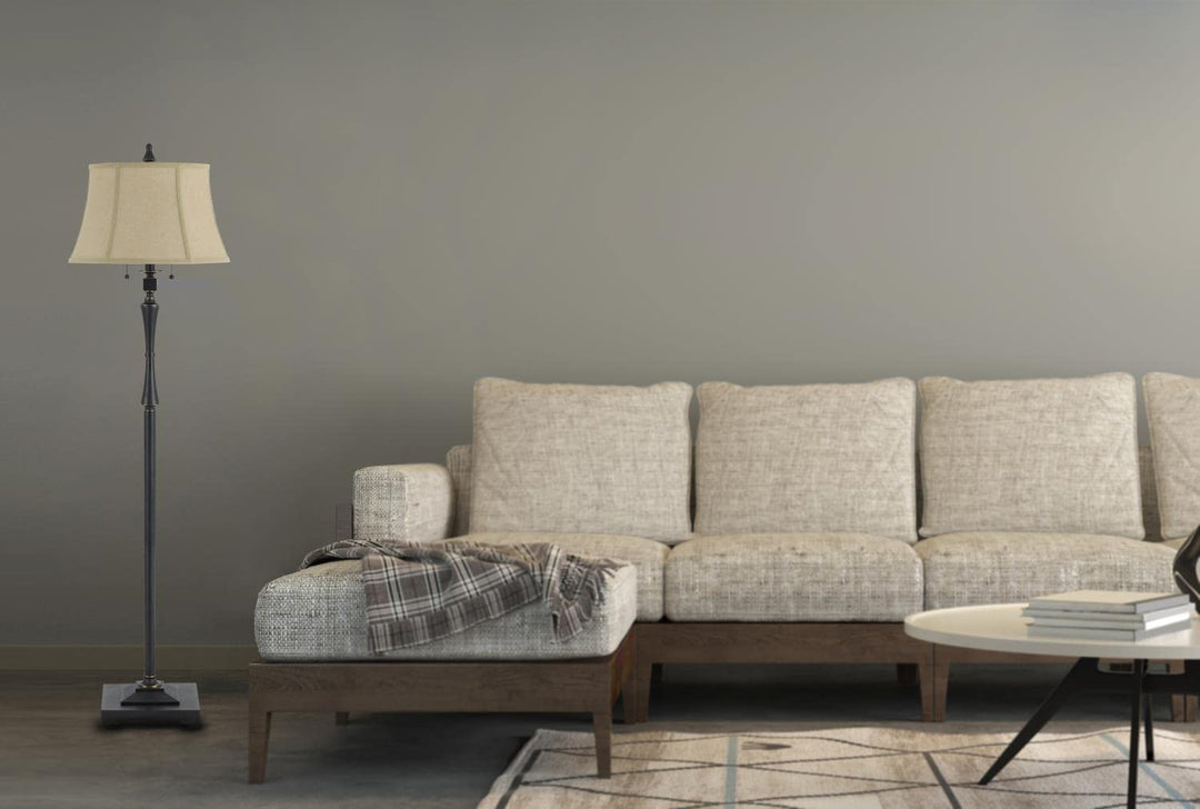 Cal Lighting CALBO-2443FL Transitional Two Floor Lamp Lighting Accessories - Diamond Home USA