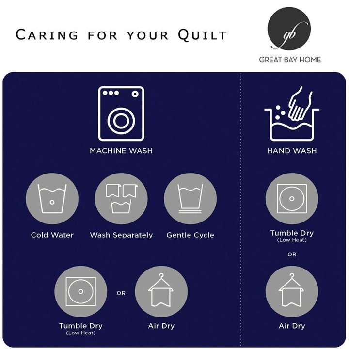 D&H 2 Piece Blue White Beach Theme Quilt Twin Set Sea Shell Life Inspired - Diamond Home USA