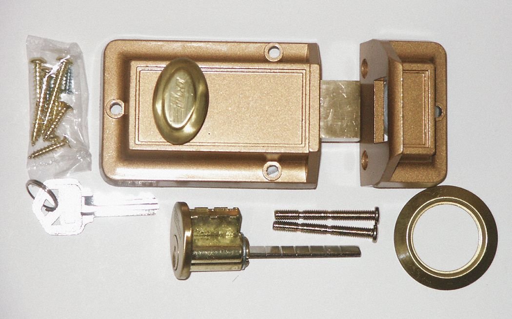 Kaba Ilco Auxiliary Lock Jimmyproof Bronze
