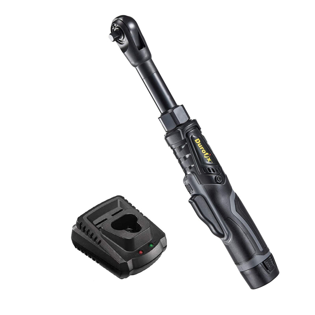 12v 3/8 inches Cordless Extended Ratchet Wrench 65ft-ib Assembly Hardware Medium