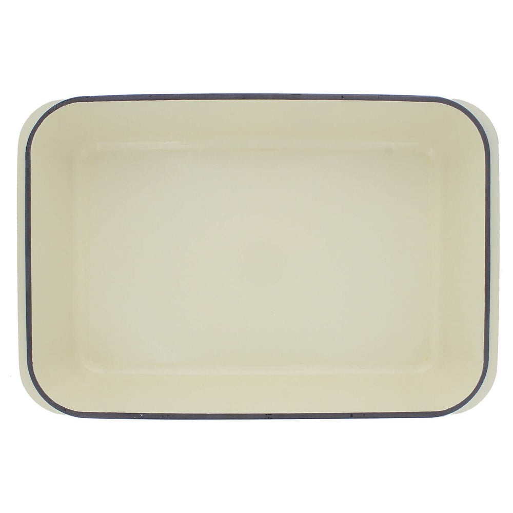 13" X 8" Red French Enameled Cast Iron Rectangular Roaster Dishwasher Safe - Diamond Home USA