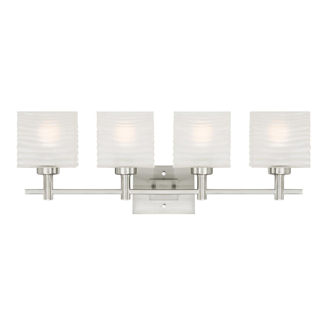 Westinghouse 6304100 Alexander Four-Light Indoor Wall Fixture Brushed Nickel 4-Light