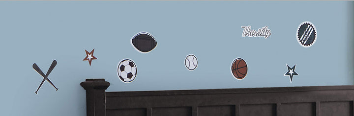 Mytex Home Fashions League Sports Kids 4-Piece Reversible Comforter Set Full - Diamond Home USA