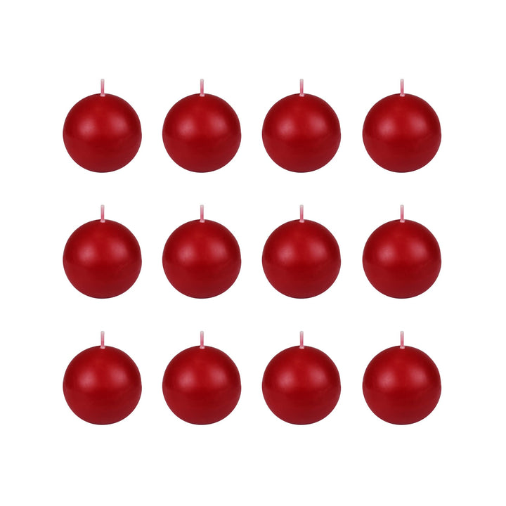 Zest Candle CBZ-003 12-Piece Ball Candles 2-Inch Count
