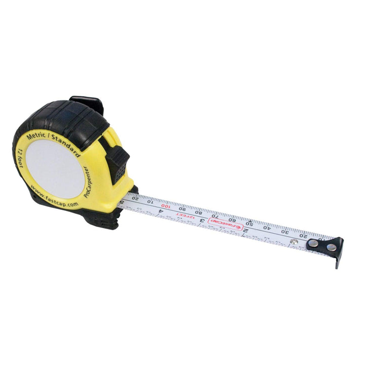 12-Foot Metric/Standard Measuring Tape Metal Plastic Finish
