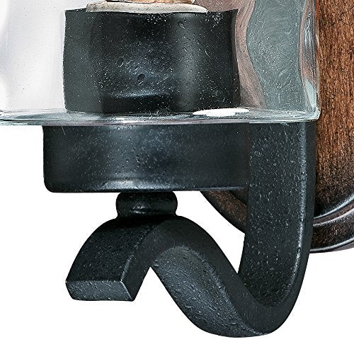 Westinghouse 6331600 rnwell One-Light Indoor Wall Fixture Textured Iron and - Diamond Home USA