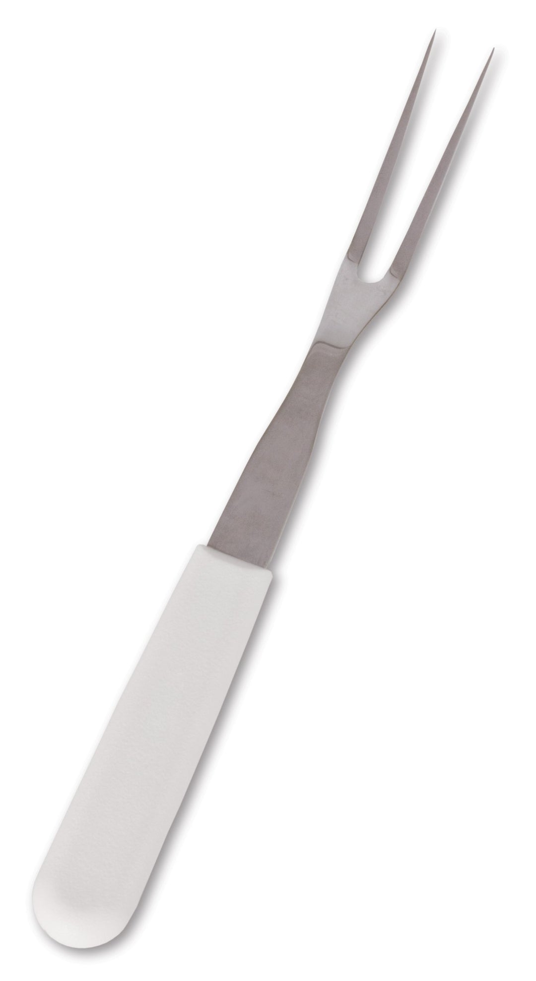 Crestware 8-Inch Fork German Steel with White Handle 12-Pack