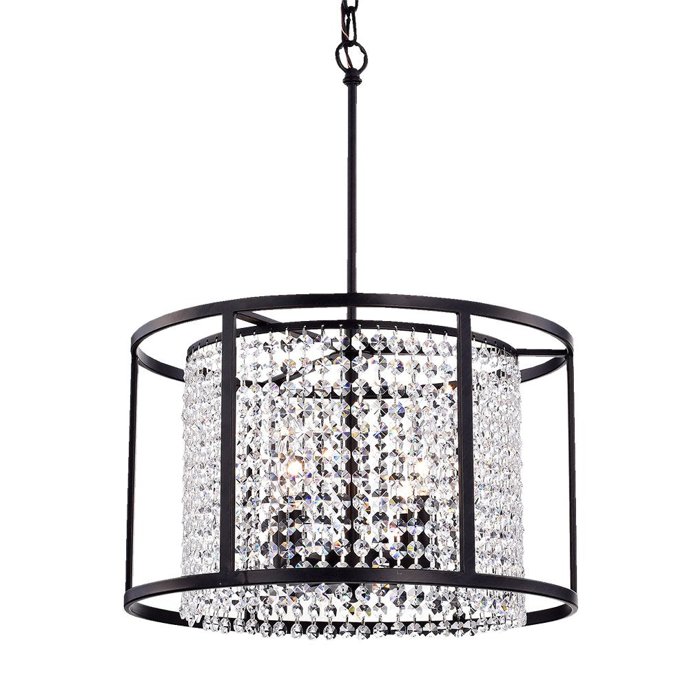 Warehouse of Tiffany RL8193BL Phodra Antique Bronze 16-inch Round Pendant |  Diamond Home USA, image size:1000x1000