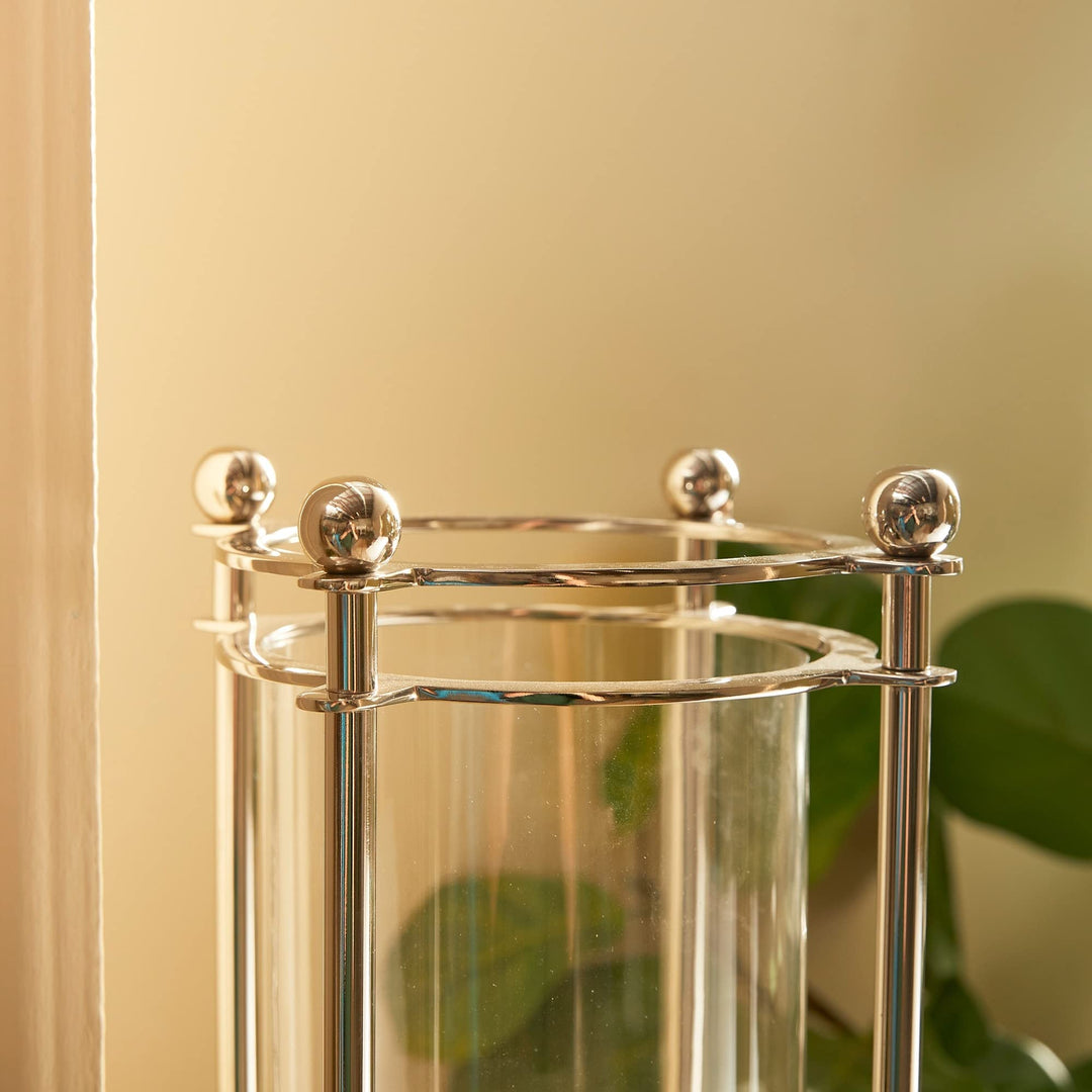 Hurricane Large Silver Traditional Finish Medium - Diamond Home USA