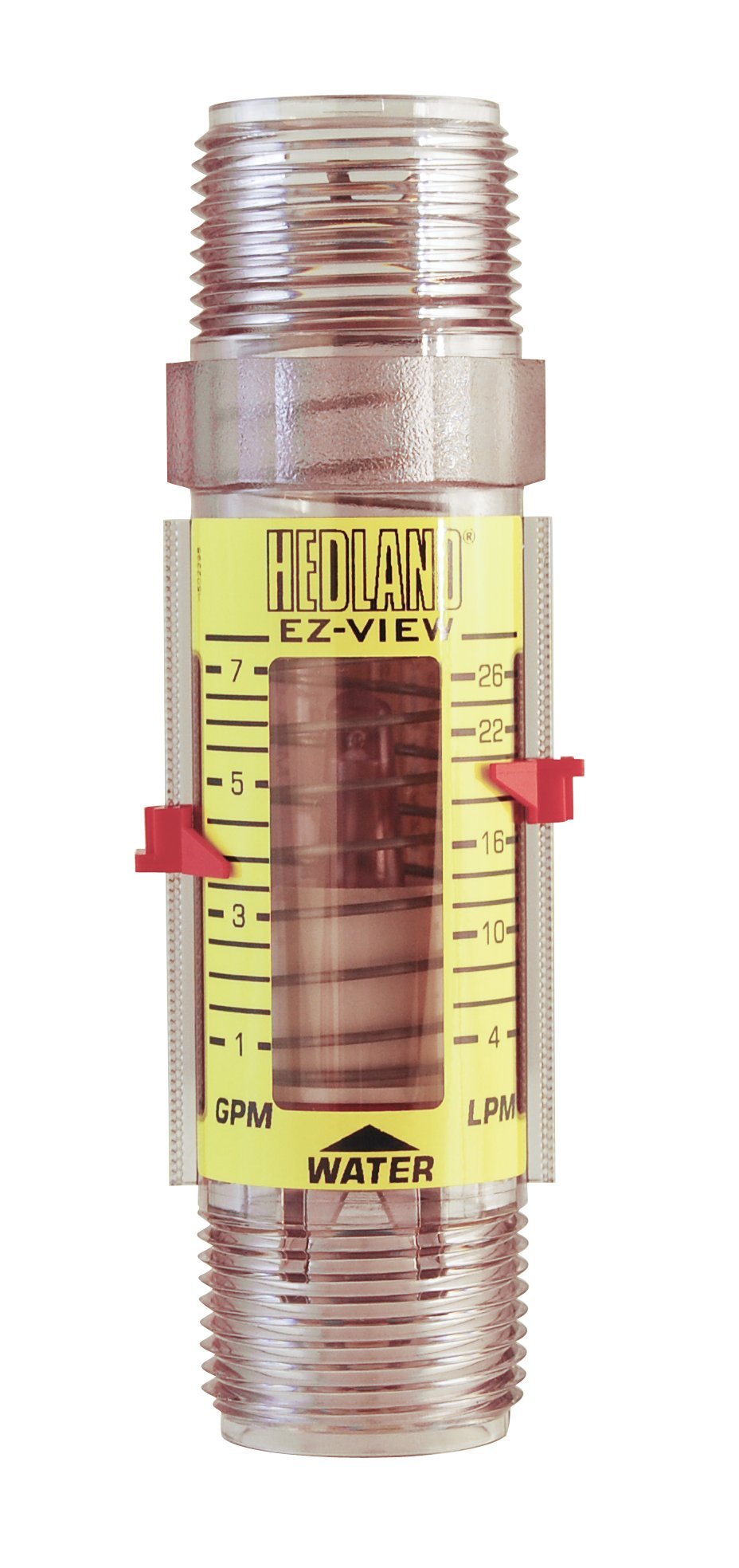 Hedland H621-007 EZ-View owmeter Polysulfone For Use With Water 1.0 - 7 gpm