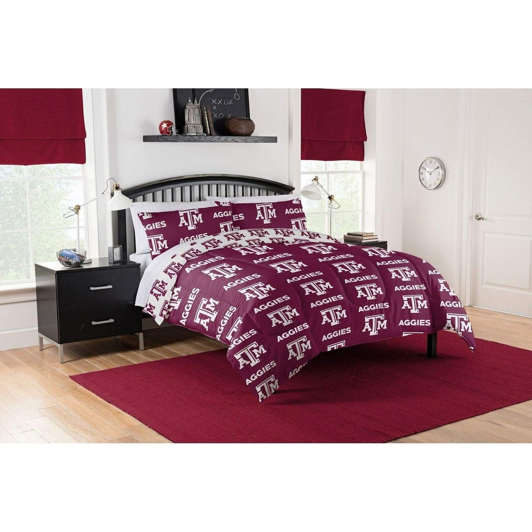 5 Comforter Queen Set Football Themed Comforter with Sheets Sports Pattern