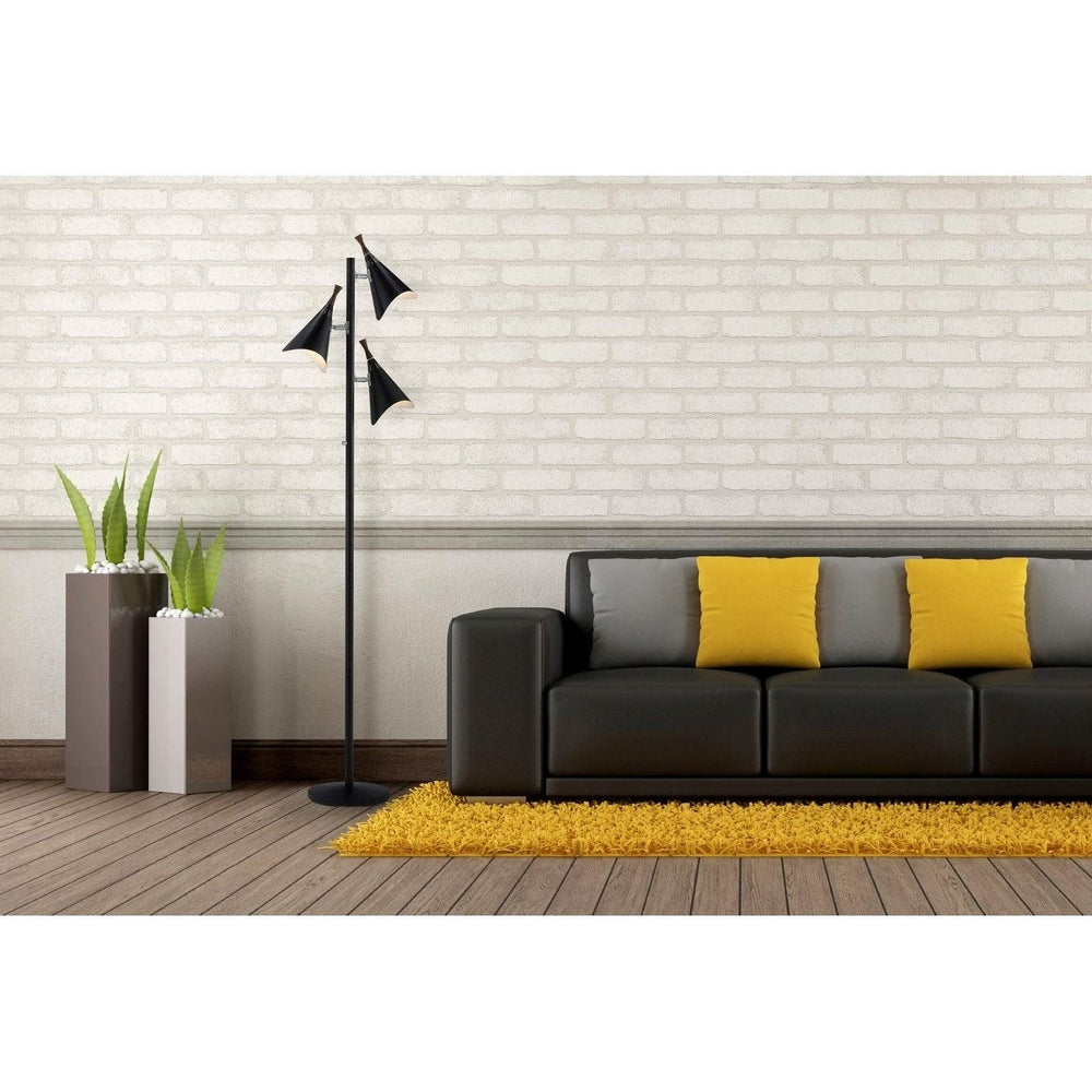 Draper Black Tree Lamp Mid-Century Modern Contemporary - Diamond Home USA