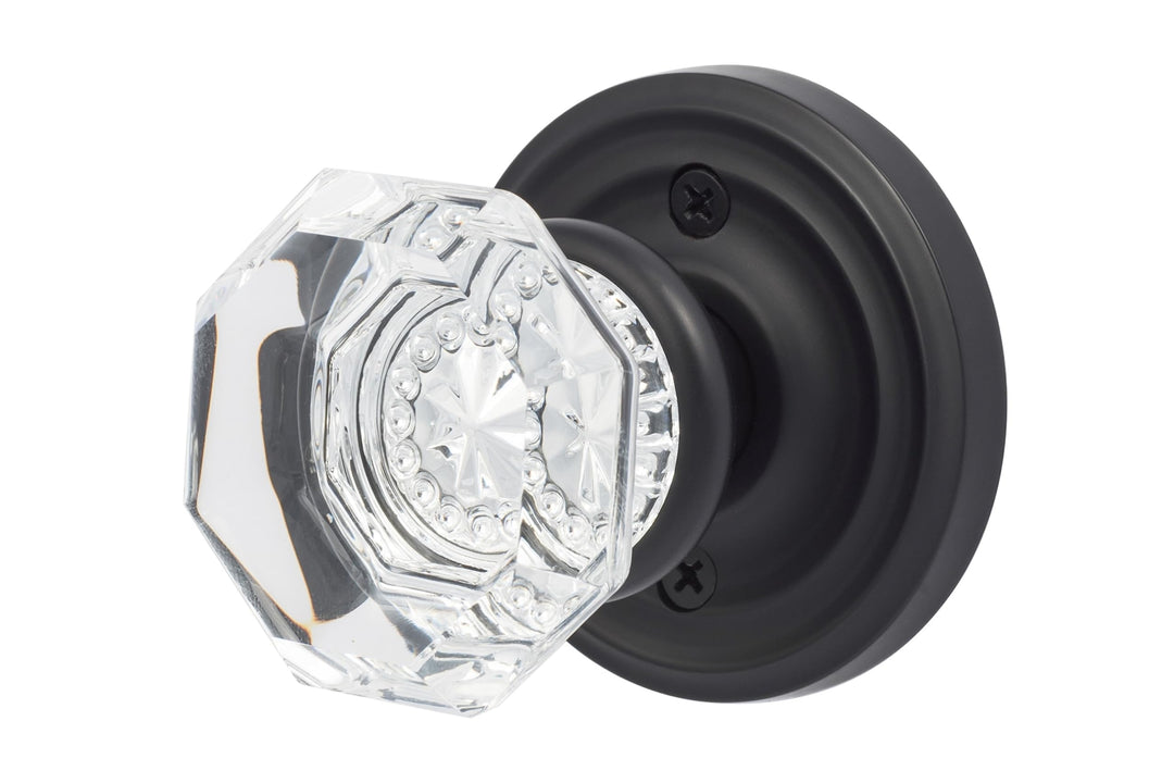 Sure-Loc Hardware Ridgecrest Mountain Torrey Flat Black No Deadbolt Dummy Door