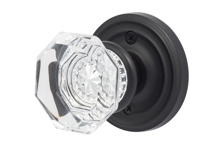 Sure-Loc Hardware Ridgecrest Mountain Torrey Flat Black No Deadbolt Dummy Door