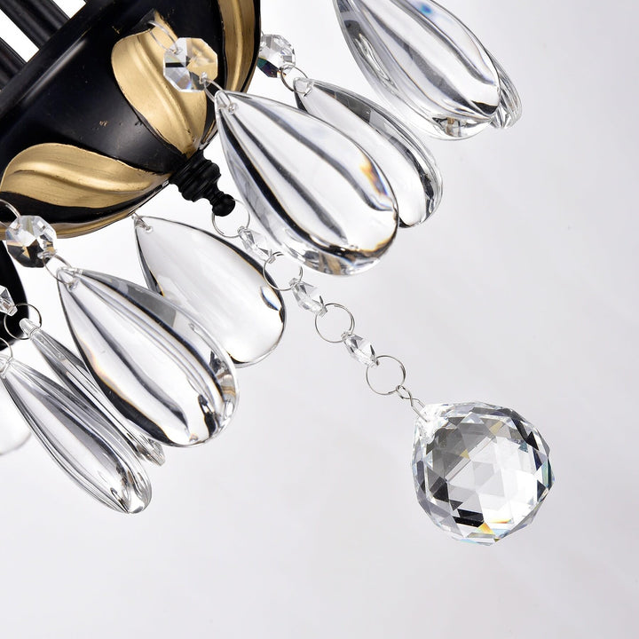 First Lighting Adhafera 8 Light Candle Chandelier - S - Diamond Home USA