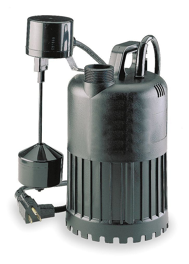 Dayton 3YU69 Sump Pump 1/4 HP 1-1/4" NPT 10 ft.