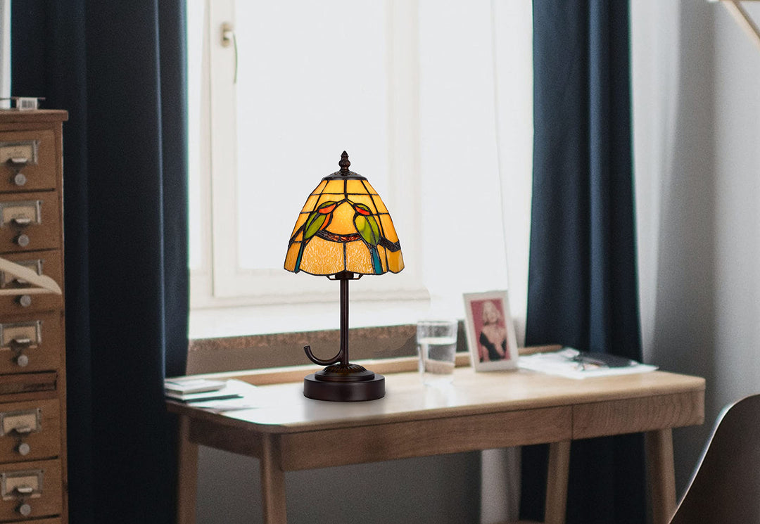 Cal Lighting BO-3118AC 40W Metal/Resin Tiffany Accent Lamp - Diamond Home USA