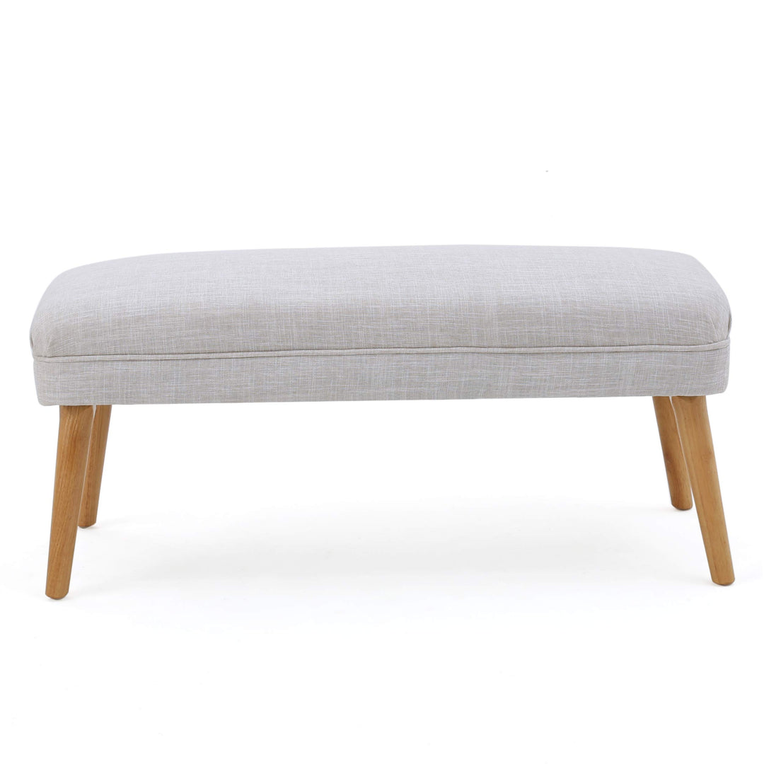 Christopher Knight Home Desdemona Fabric Ottoman Beige