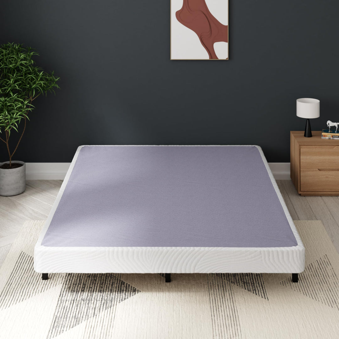 ZINUS Edgar 4 Inch Bamboo Box Spring Mattress Foundation Sturdy Bamboo Structure