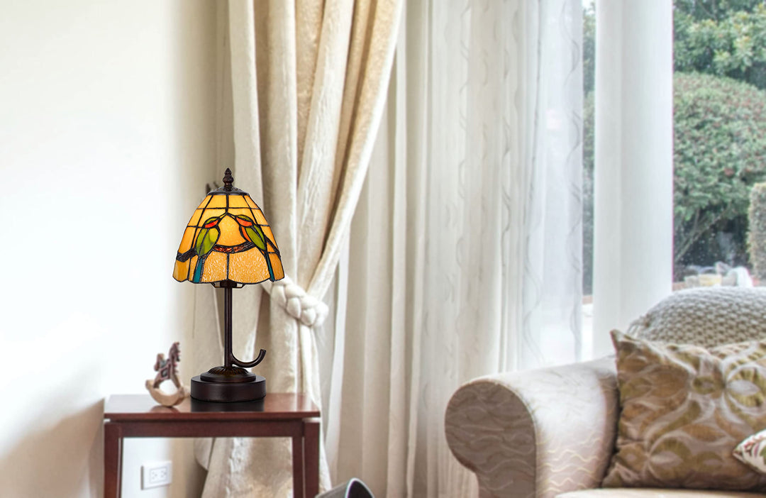 Cal Lighting BO-3118AC 40W Metal/Resin Tiffany Accent Lamp - Diamond Home USA