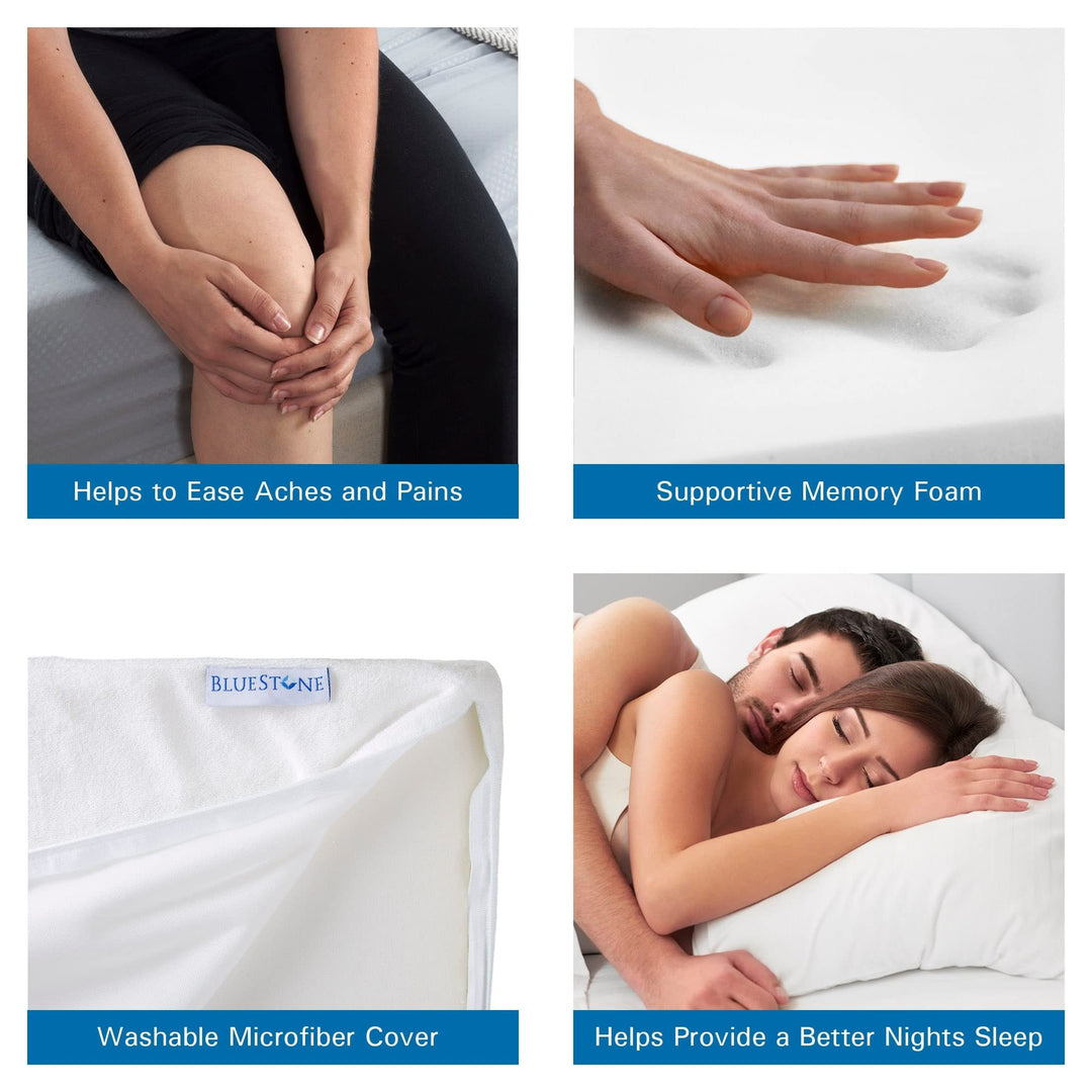 Wedge Pillow/Elevated Support Cushion for Leg - Diamond Home USA