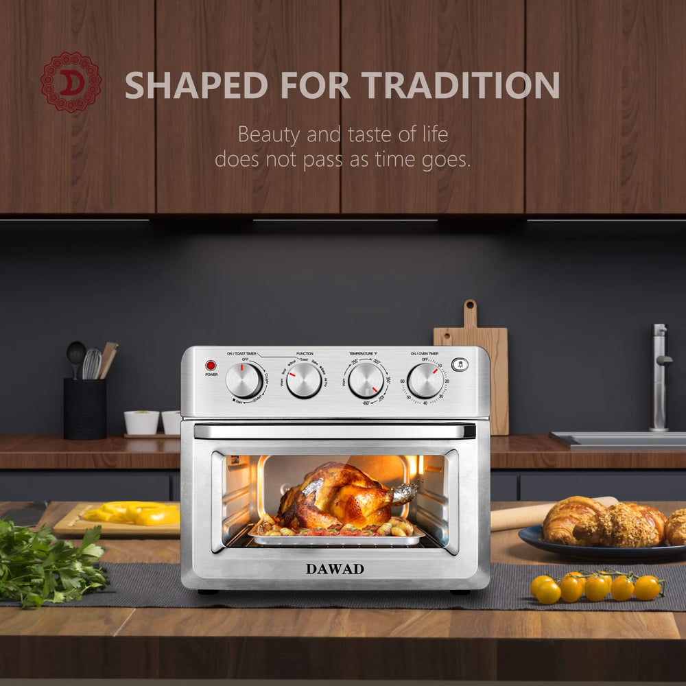 #Toaster Oven Air Fryer Combo DAWAD 19QT Countertop Convection Oven for Fries - Diamond Home USA