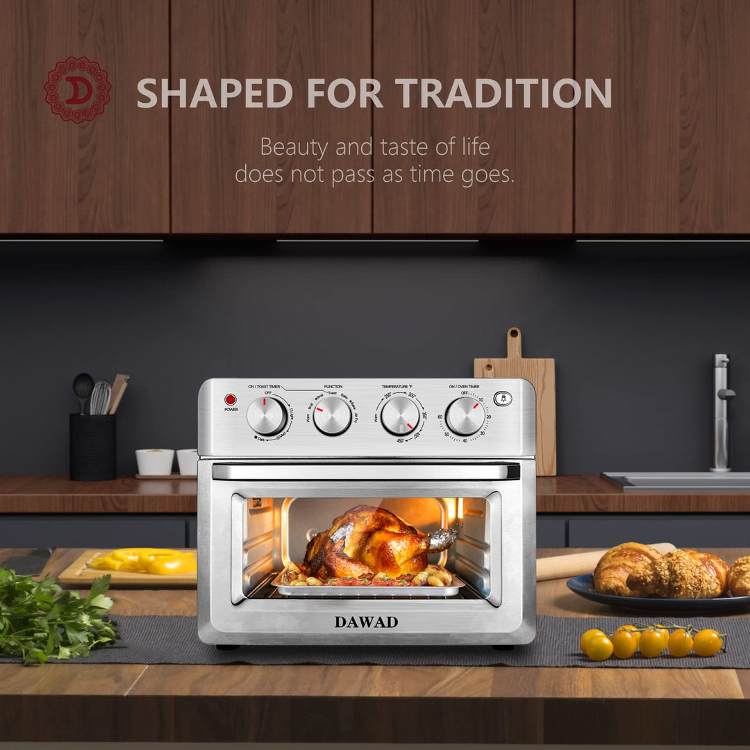 #Toaster Oven Air Fryer Combo DAWAD 19QT Countertop Convection Oven for Fries - Diamond Home USA