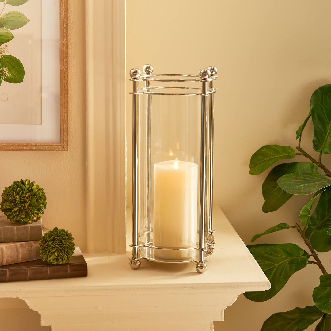Hurricane Large Silver Traditional Finish Medium - Diamond Home USA
