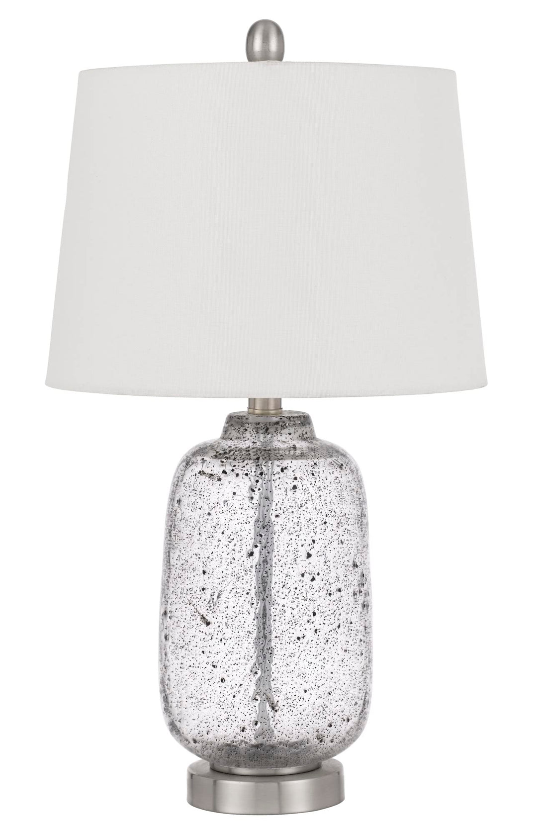 Cal Lighting BO-3037TB Solaro Distressed Glass Table Lamp with Hardback Taper