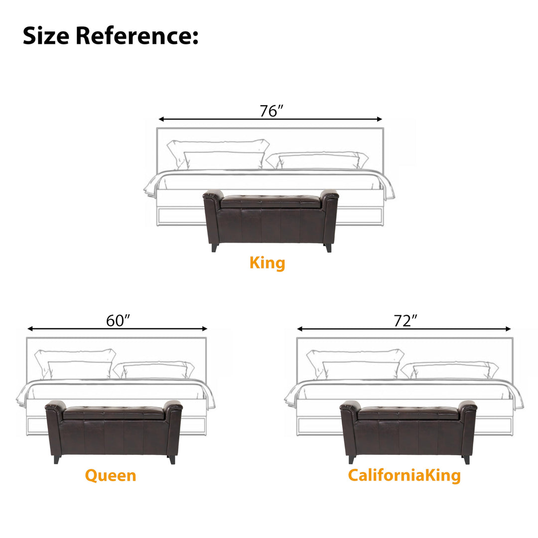 Christopher Knight Home Zahra Fabric Storage Ottoman Dark