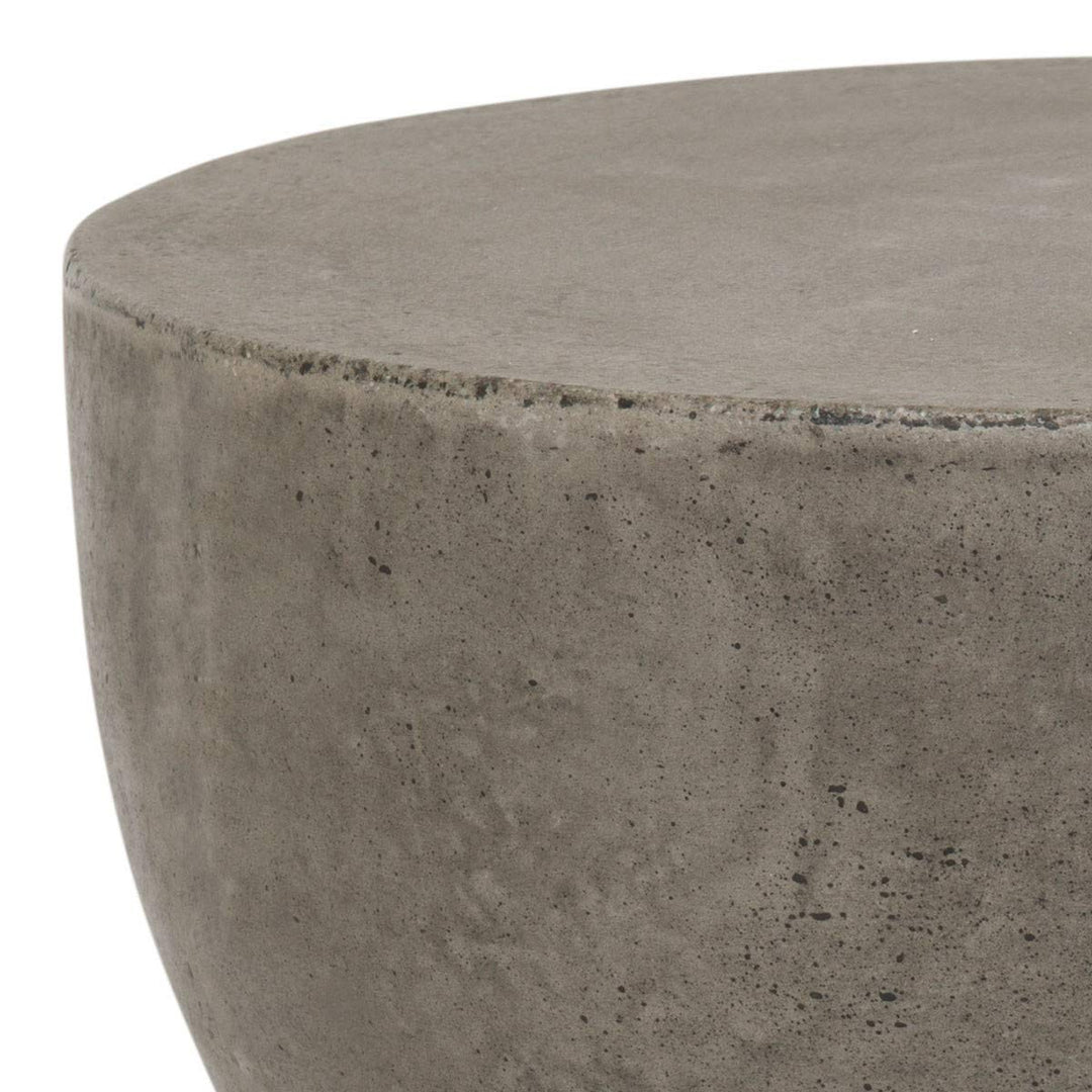 Safavieh VNN1006B Outdoor Collection Haruki Modern Concrete Round High Accent - Diamond Home USA