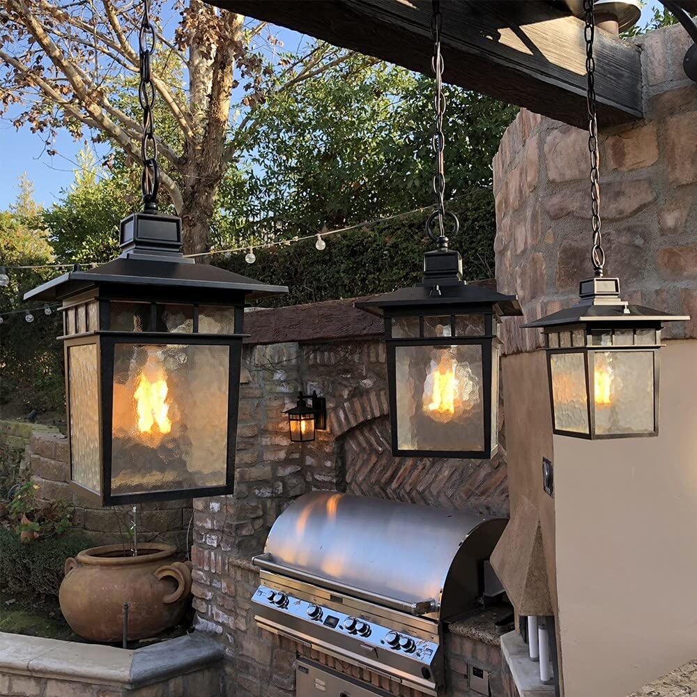 Cullen' Oil-Rubbed Bronze 1-Light Hanging Exterior Lantern Modern Contemporary