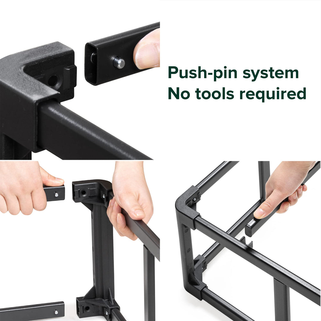 ZINUS 7 Inch Metal Smart Box Spring Mattress Foundation Strong Metal Frame