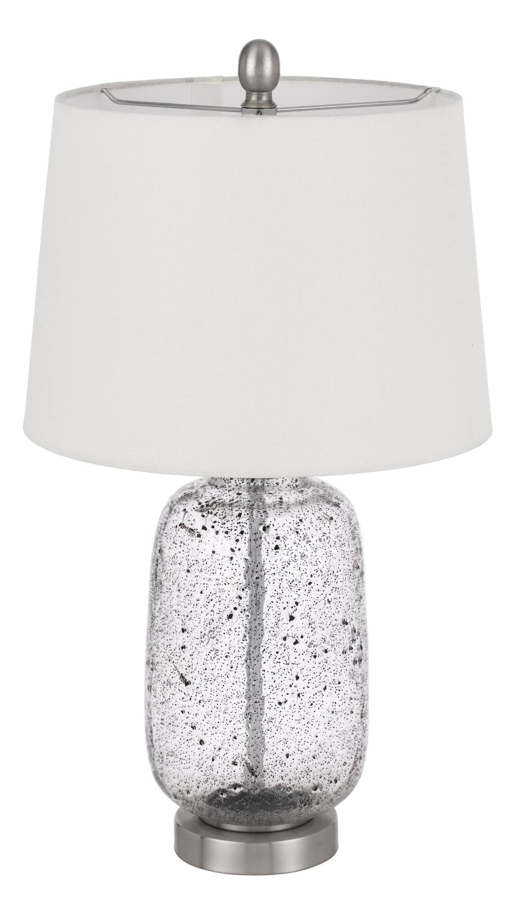 Cal Lighting BO-3037TB Solaro Distressed Glass Table Lamp with Hardback Taper - Diamond Home USA