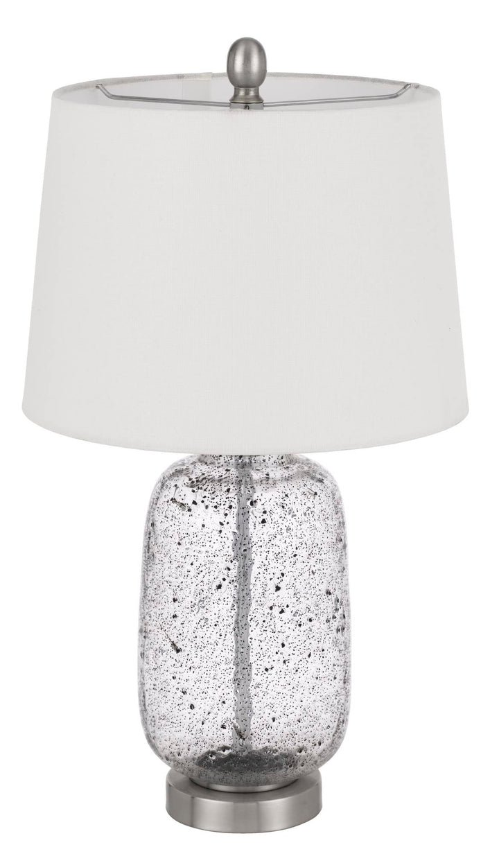 Cal Lighting BO-3037TB Solaro Distressed Glass Table Lamp with Hardback Taper - Diamond Home USA