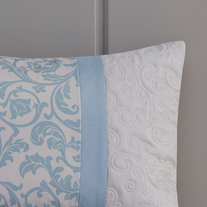 510 DESIGN Luxe Quilted Comforter Set Modern Transitional Design All Season Down