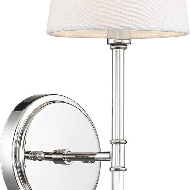 Nuvo 60/6688 Olmsted 1 Light Wall Sconce Polished Nickel Finish - Diamond Home USA