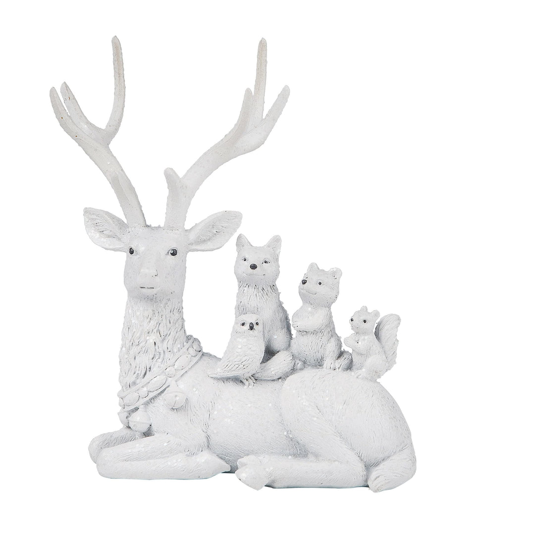 Deer Figurine White