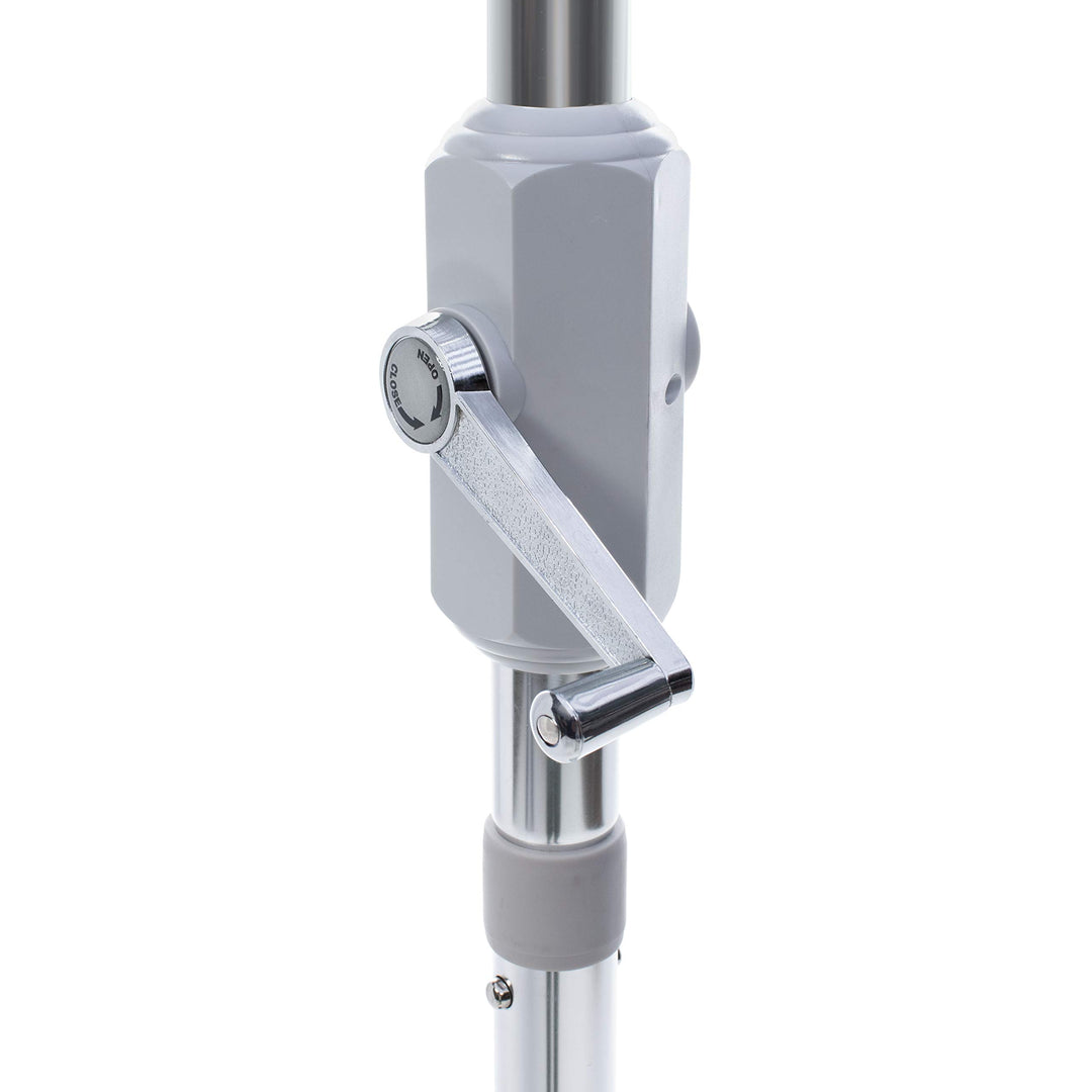 Safavieh PAT8000L Outdoor Collection UV Resistant Zimmerman 9' Crank Market Push