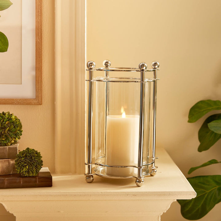 Hurricane Small Silver Traditional Finish - Diamond Home USA