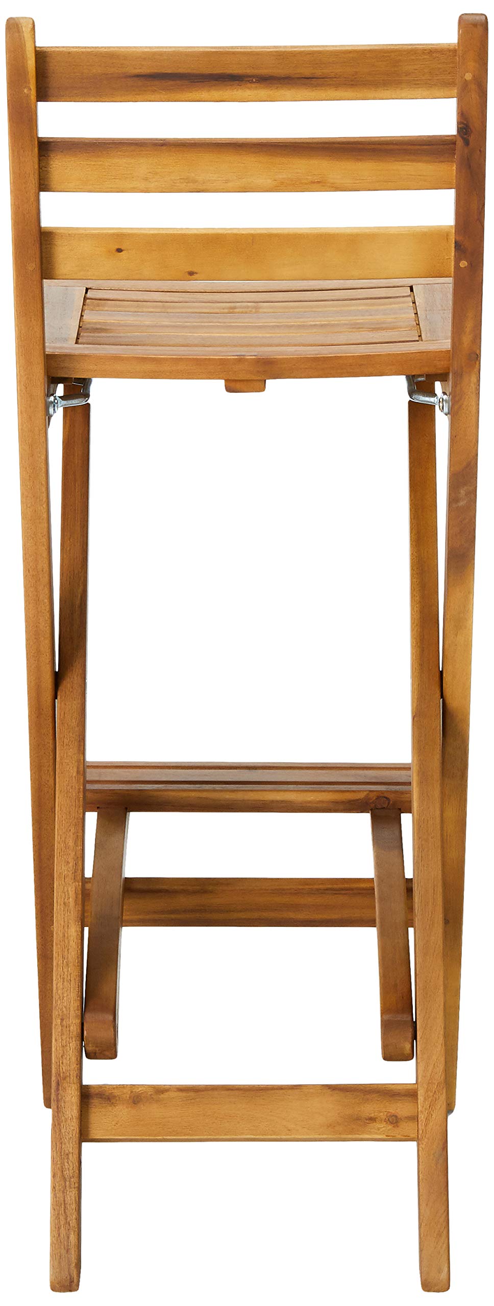 Christopher Knight Home Atlantic Outdoor Foldable Wood Barstool 31" Natural Wood - Diamond Home USA